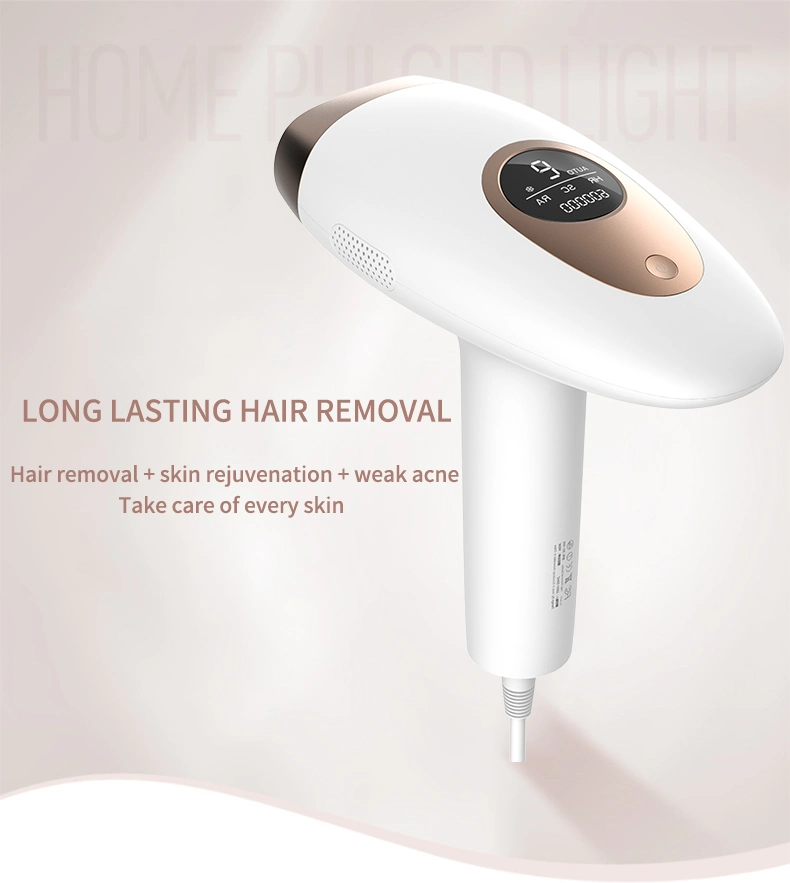 Men Women Photon Hair Remove Whole Body Instrument Intense Pulsed Light Treatment Home Use Ice Cooling Laser Hair Removal Device