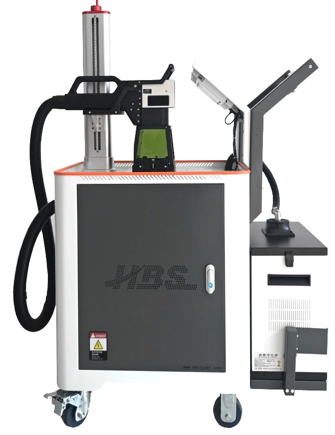 Metal Laser Marking Machine with Safe Cover/Hbs Portable Handheld Fiber Laser Marking Machine