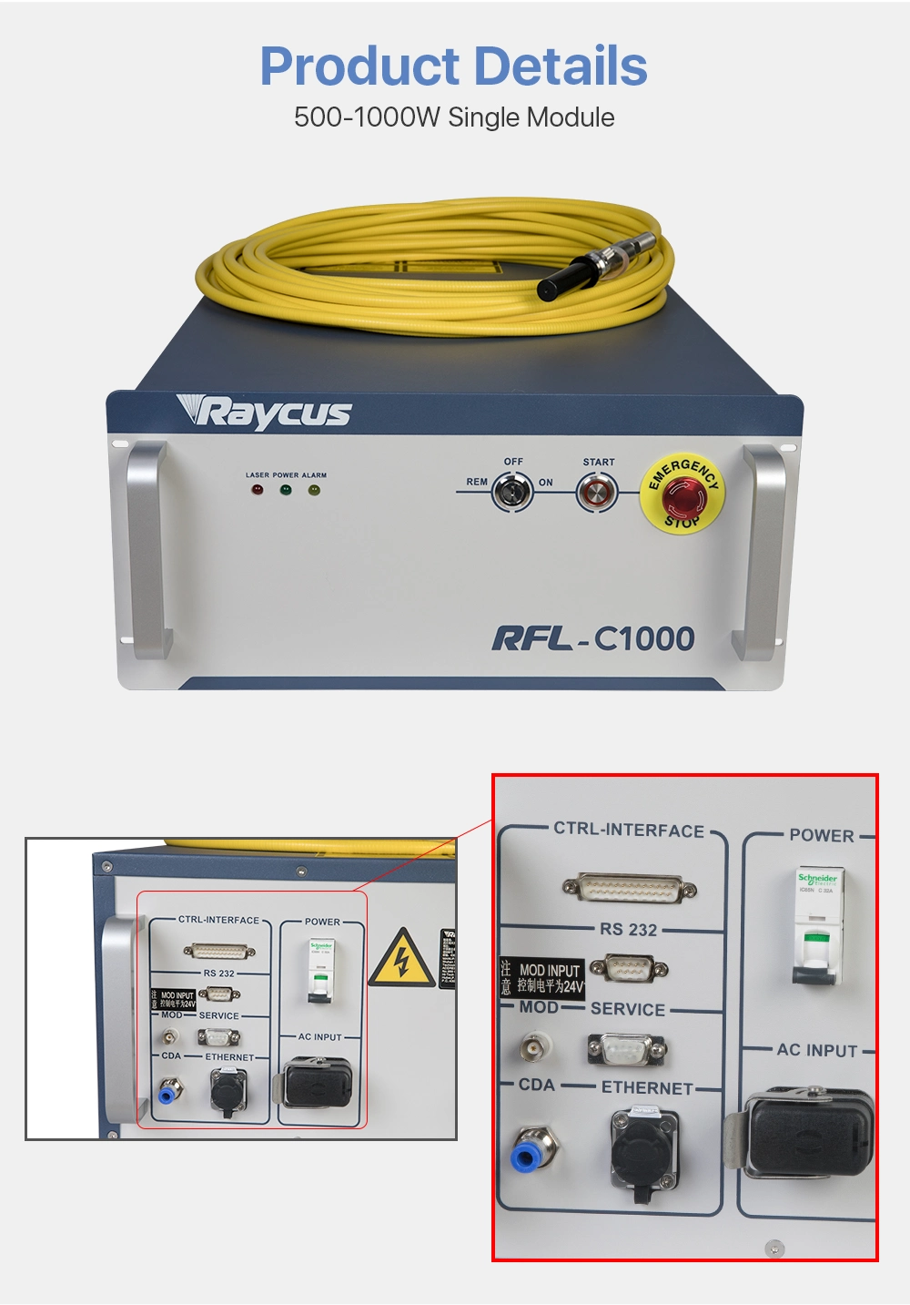 Jpt Mopa M7 M8 M6 Pulsed Fiber Laser with High Frequency 20W 30W 50W 60W