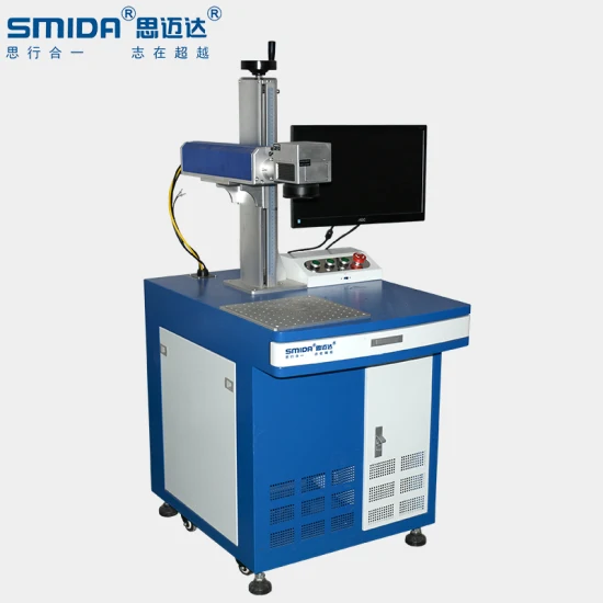 Machine manuelle de marquage laser vert avec source de lumière froide pour le marquage des caisses en verre