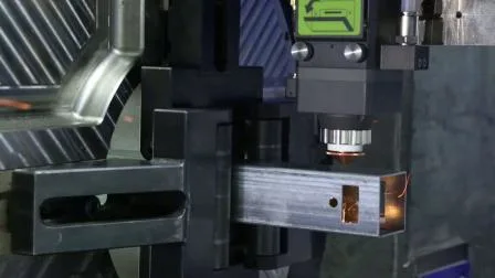Équipement automatique de découpeuse de laser de commande numérique par ordinateur de canal de tube de tuyau de la charge 3kw