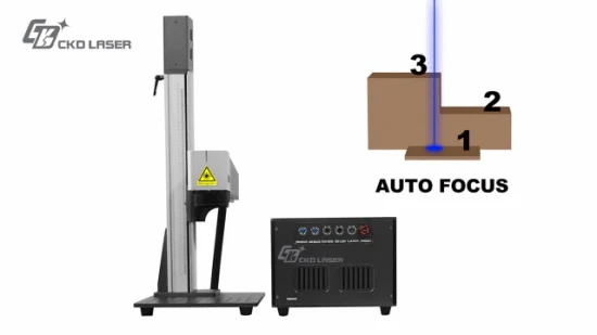2/3D Auto Focus 20/30/50/60/100W Machine de marquage laser à fibre portable pour impression de logo Métal Graver Plastique Date Graveur Imprimante Numérotation Codage