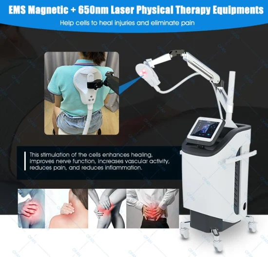Ofan Magnétothérapie Thérapie Électro Magnétique Pulsée Thérapie Laser Multifonctionnelle Soulagement de la Douleur Laser Soulagement de la Douleur